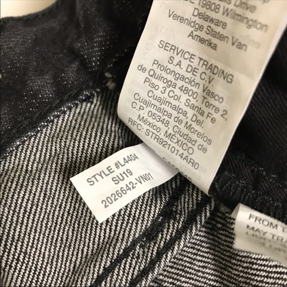 NWT Madewell The Perfect Jean Short 28 Faded Black - Picture 11 of 12